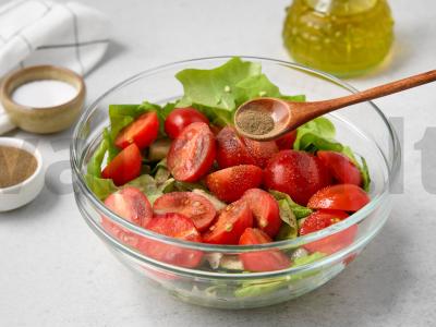 Daržovių salotas su balzaminiu padažu Žingsnis 4