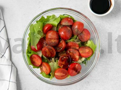 Daržovių salotas su balzaminiu padažu Žingsnis 5