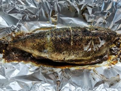 Skumbrė, kepta folijoje pagrindine nuotrauka