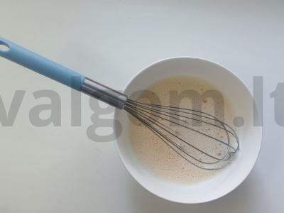 Šokoladiniai avižiniai sausainiai Žingsnis 2