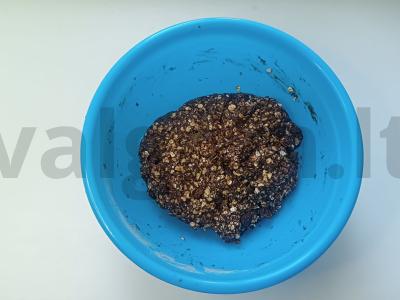 Šokoladiniai avižiniai sausainiai Žingsnis 4