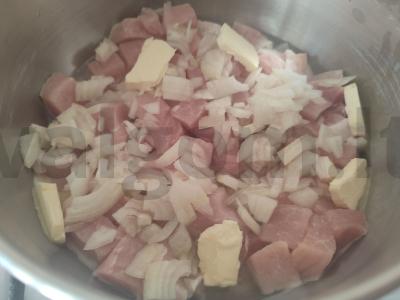 Sriuba su konservuotomis pupelėmis Žingsnis 2