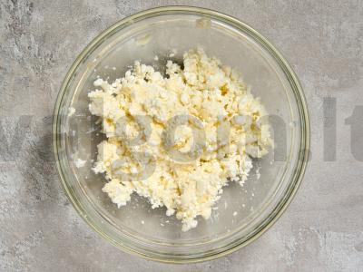 Baltyminis adžarų hachapuri su varške Žingsnis 5