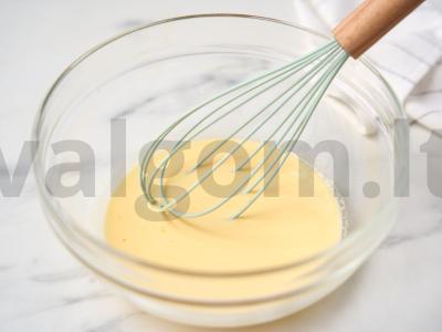 Menkių ikrų pyragas Žingsnis 1