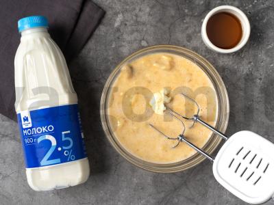 Medus-bananų duona Žingsnis 2