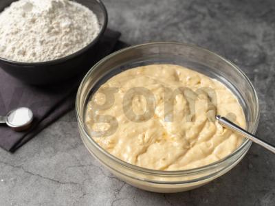 Medus-bananų duona Žingsnis 3