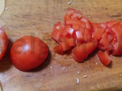 Daržovių salotas su kiaulienos nugarine Žingsnis 3