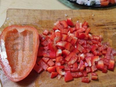 Daržovių salotas su kiaulienos nugarine Žingsnis 5