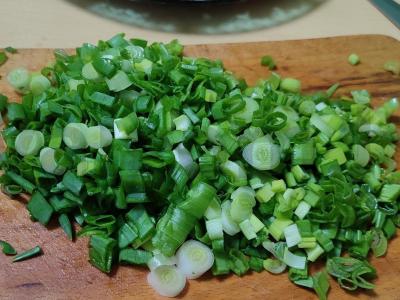 Daržovių salotas su kiaulienos nugarine Žingsnis 9