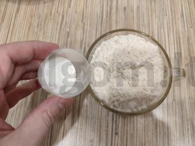 Blynai su šokoladiniu-apelsininiu įdaru Žingsnis 4