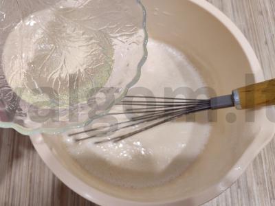 Blynai su šokoladiniu-apelsininiu įdaru Žingsnis 7