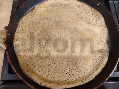 Blynai su šokoladiniu-apelsininiu įdaru Žingsnis 8