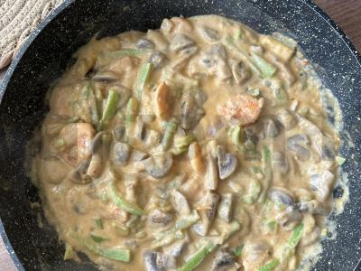 Udon su krevetėmis Tom Yum padaže Žingsnis 5