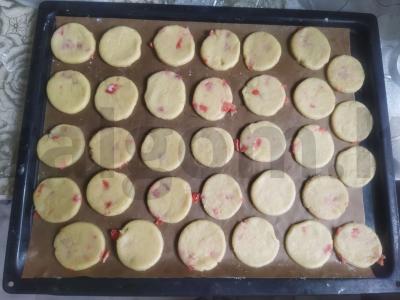 Smėliniai sausainiai „Vyšnių“ Žingsnis 8