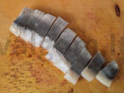 Užkandžių sumuštiniai su burokėliais ir silke Žingsnis 4