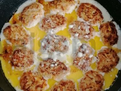 Sultingi vištienos kotletai su daržovėmis Žingsnis 5