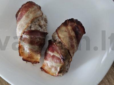 Sultingi kotletai su šonine Žingsnis 5