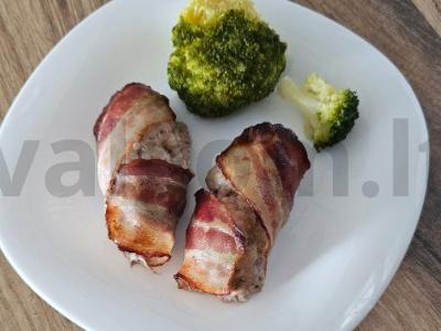 Sultingi kotletai su šonine Žingsnis 6