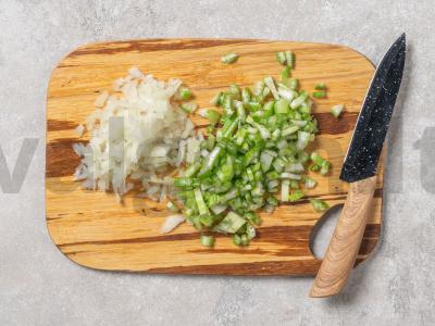 Vištienos makaronai Žingsnis 2