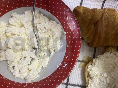 Kruasanai su švelniu varške iš pieno Žingsnis 5