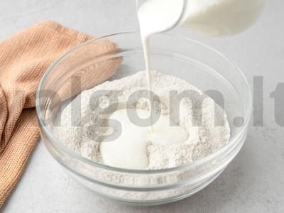 Kalitkos su spanguolėmis Žingsnis 2