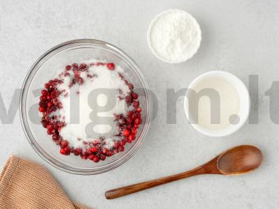 Kalitkos su spanguolėmis Žingsnis 4