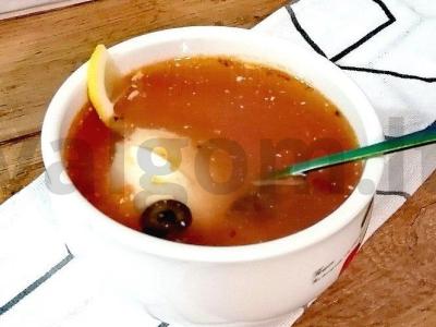 Sultingas sultinys su medžiotojų dešrelėmis Žingsnis 7