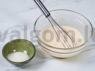 Varškės apkepas su bananas Žingsnis 1