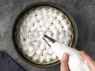 Citrininis pyragas su merenga Žingsnis 12