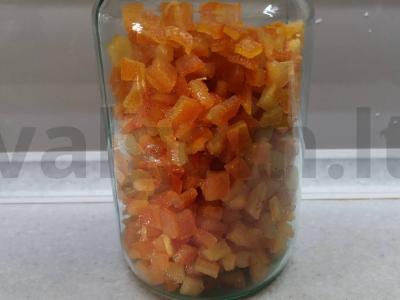 Apelsinų žievelių cukatai pagrindine nuotrauka