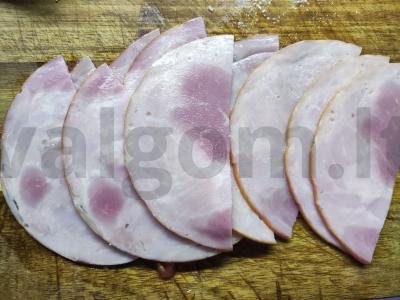 Pica su kumpiu ir raudonėliu Žingsnis 4