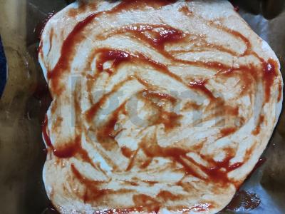 Pica su kumpiu ir raudonėliu Žingsnis 5