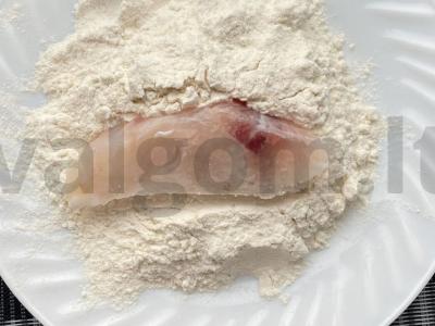 Keptas jūros liežuvis su svogūnais Žingsnis 3