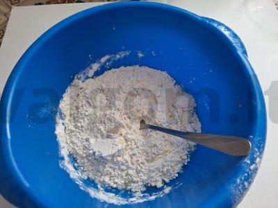 Blynai su grietinėlėmis ir vandeniu Žingsnis 4