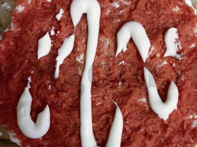 Salotas „Šprotai po šubą“ Žingsnis 5