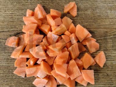 Kumpio ir daržovių plovas Žingsnis 3