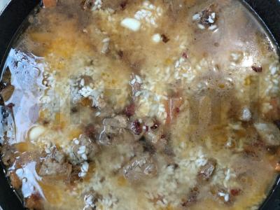 Kumpio ir daržovių plovas Žingsnis 9