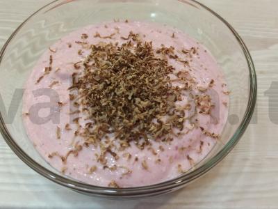 Varškės masė su braškėmis ir šokoladu Žingsnis 4