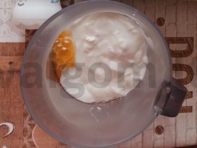 Namų vafliai su acidofiliu Žingsnis 1