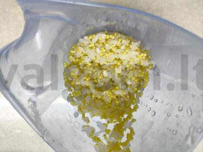 Pieninė košė „Draugystė“ su razinomis Žingsnis 1