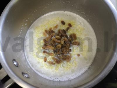 Pieninė košė „Draugystė“ su razinomis Žingsnis 3