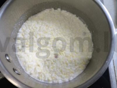 Pieninė košė „Draugystė“ su razinomis Žingsnis 5