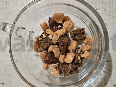 Baltymų desertas „Brownie“ Žingsnis 2