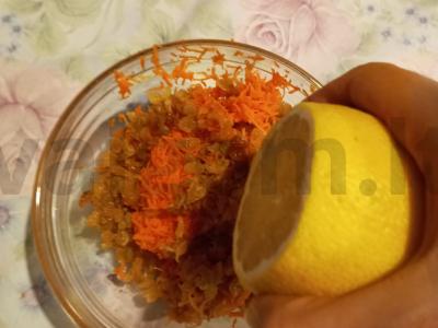 Vitaminų salotas su razinomis ir obuoliais Žingsnis 2