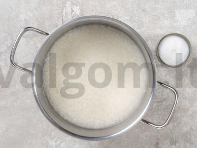 Indų su keptomis krevetėmis Žingsnis 1