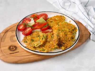 Vegetariški bulviniai blynai su moliūgu pagrindine nuotrauka