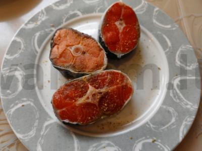 Žuvis grietinėlėje su špinatais Žingsnis 2