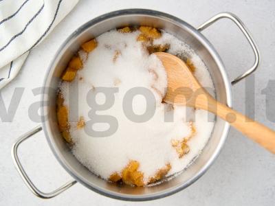 Abrikosų džemas Žingsnis 4