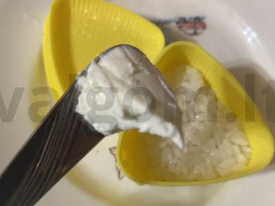 Onigiri su raudonąja ikra Žingsnis 5