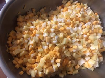 Moliūgų ir bulvių pyragai Žingsnis 6